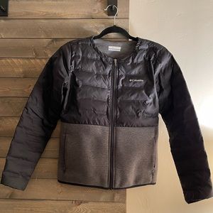 Black and gray Columbia zip up jacket